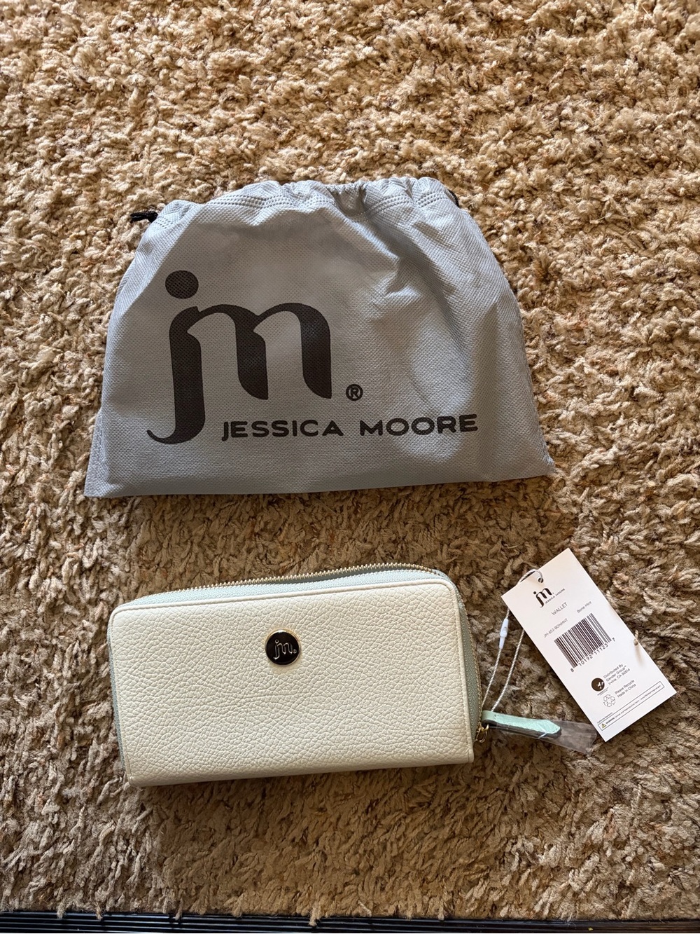 Mint Zip-Around Wallet Jessica Moore